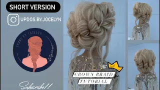 Pull-Through Crown Braid Tutorial (Short Version)