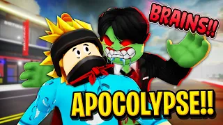 ZOMBIE APOCALYPSE in Roblox BROOKHAVEN RP!!