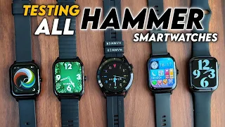 Testing All Hammer Smartwatches||Best Hammer Smartwatches Under 2000