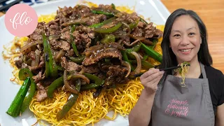 Black Pepper Beef CRISPY Chow Mein - Perfect for Chinese New Year 🧧