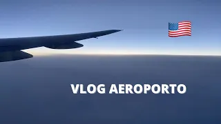 Mudando para os Estados Unidos 😱| VLOG aeroporto