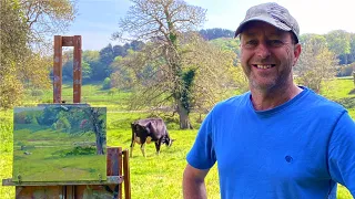 Plein Air Landscape Painting | May at Penrose Estate, Cornwall