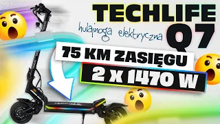 TECHLIFE Q7 by Teverun - NAJLEPSZA 🛴 hulajnoga elektryczna 2024 ROKU? 🤔