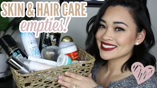 SKIN and HAIR CARE EMPTIES 2020 | Would I repurchase?