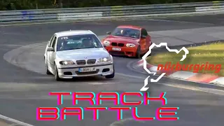 Modified 1M Coupe vs Stock E46 330i | *TRACK BATTLE* Nordschleife