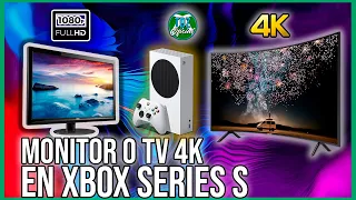 ME PASO A MONITOR 1080P en XBOX SERIES S, ¿PORQUE? ¿Cual es la diferencia a TV 4K?