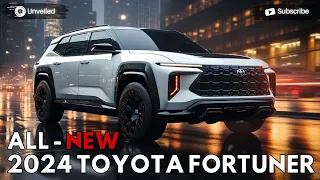 2024 TOYOTA FORTUNER Unveiled - The Game Changers For The SUV Car Industry ?!