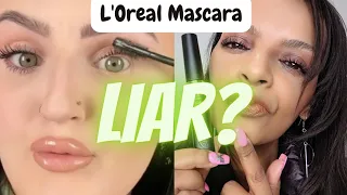 L'OREAL MASCARA - DID SHE LIE? TESTING IT OUT FOR MYSELF - LET'S FIND OUT