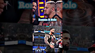 😈Roman & Solo vs Usos🥵 #shorts #wwe #comparison #bloodline