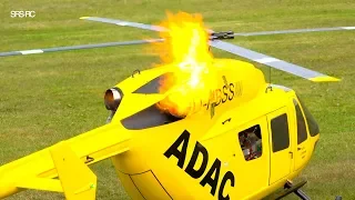 REAL RC TURBINE HELICOPTER // FIRE EXHAUST // 6,5kW  // BK-117 // VARIO-HELICOPTER //