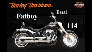 Essai Harley-Davidson fatboy 114 //  Very bad boy!!