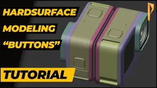 How to Model Buttons on Objects | Hard Surface Modeling Tutorial