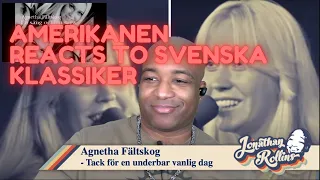 Amerikanen Reacts to Svenska Klassiker: Agnetha Fältskog - Tack för en underbar vanlig dag