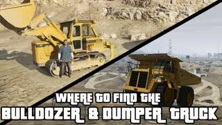 GTA 5 - Bulldozer & Dumper Truck Locations