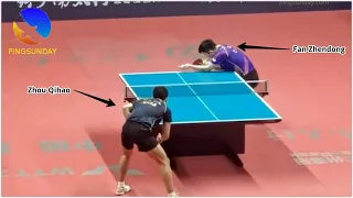 (another angle) Fan Zhendong vs Zhou Qihao