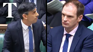 Rishi Sunak reacts to Dr Dan Poulter's defection to Labour