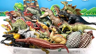 50 Dinosaur Toys Jurassic world Dinos VS Schleich Dinos
