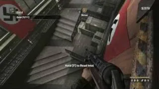 Wolfenstein Train Station [Walkthrough] + (gold and intel) [HQ]