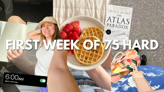 WEEK IN MY LIFE 💪🍎 First Week Of 75 Hard