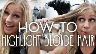 How to Highlight Blonde Hair On-the-Go