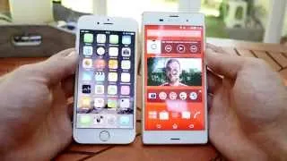 Sony Xperia Z3 vs. Apple iPhone 6 Comparison [4K]