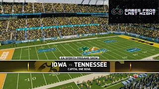 EA Sports NCAA Football 14 | Exhibition Game - Iowa vs Tennessee | Cheez-it Citrus Bowl