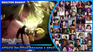 Attack on Titan Season 1 Episode 17 Reaction Mashup | 進撃の巨人 #shingekinokyojin #attackontitan #aot