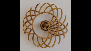 Kinetic Sculpture Wheel #15 Blender Animation  Beautiful Patterns Emerge as Wheels Rotate 4K