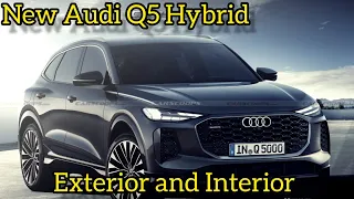 new Audi Q5 Hybrid 2024 exterior and Interior