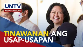 FL Liza Marcos, tinawanan ang usap-usapang papasok siya sa pulitika; VP Sara, ‘bad shot’ sa kanya