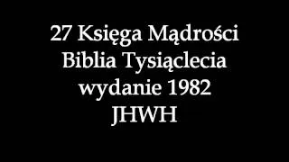 27 Księga Mądrości