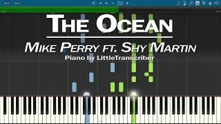 Mike Perry - The Ocean (Piano Cover) ft Shy Martin Synthesia Tutorial by LittleTranscriber