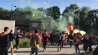 Rc Lens Dijon barrage arrive du bus lensois