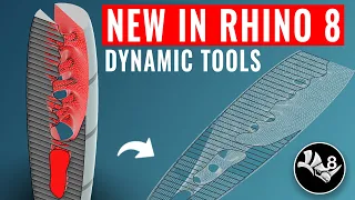 New in RHINO 8:  Amazing Dynamic Sections and more!