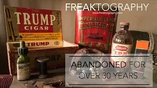 Abandoned for 30 Years | Found Trump Cigars | Abandoned Houses | Urban Exploring with Freaktography