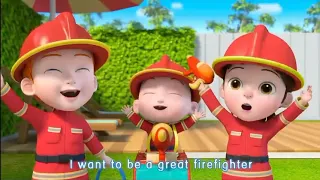 Baby JoJo Plays Fire Fighter  Exercise Song for Kids + More Nursery Rhymes & Kids Songs - Super JoJo