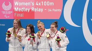 Women's 4x100m Medley Relay - 34 Points | Final | Swimming | Tokyo 2020 Paralympic Games