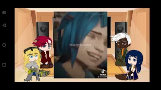 Lux and Caitlyn react to Jinx Pt. 2 (+ Vi and Ekko)