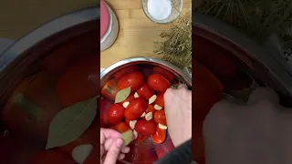 Малосольные ПОМИДОРЫ! Очень вкусно и быстро!