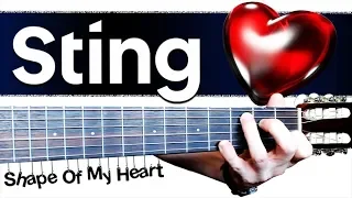 Sting - Shape of My Heart на Гитаре + РАЗБОР