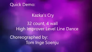 Kazka's Cry -  Quick Line Dance demo