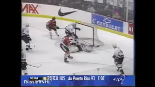 Dmitri Nabokov scores two goals in his NHL debut vs Canucks (20 dec 1997)