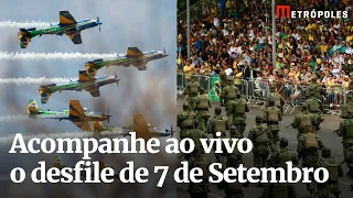 Desfile de 7 de Setembro: acompanhe ao vivo a comemoração do bicentenário da Independência