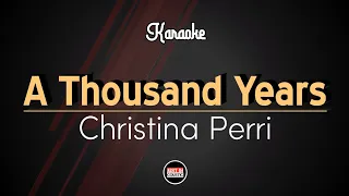 Christina Perri - A Thousand Years (Karaoke Lyrics)