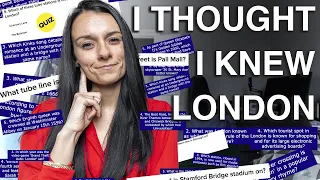 London Expert Takes London Knowledge Tests (yikes 🤦🏽‍♀️) | Love and London