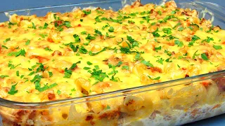 Запеканка из Макарон с Фаршем. Вкусный Ужин Для Всей Семьи! Макароны с Фаршем в Духовке На Ужин