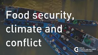 How climate change affects food security and conflict