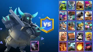 PEKKA vs ALL CARDS | clash royale