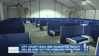 INSIDE LOOK: Cashman ISO-Q coronavirus facility for homeless to open at 6 p.m.