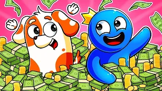 HOO DOO RAINBOW | What Will You DO With A LOT OF MONEY?! 💵 | Rainbow Buddies